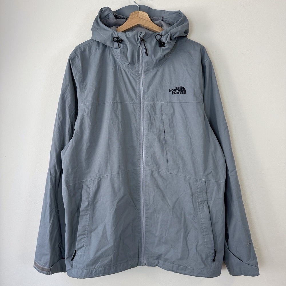 The North Face Men's West Basin Meld Grey Light DryVent Jacket - Large